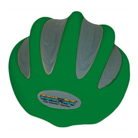 Fabrication Enterprises CanDo Digi-Squeeze Hand Exerciser, Small, Green, Moderate 26573